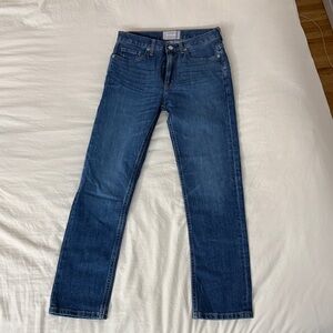 Everlane Deep Blue Straight Leg Jeans